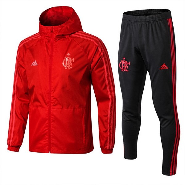 Windjacke Komplett Set Flamengo 2018-19 Rote Fussballtrikots Günstig